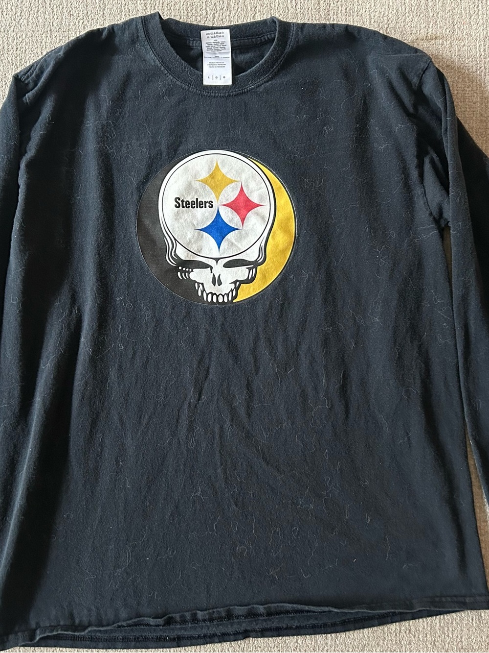 Men’s Pittsburgh Steelers Grateful Dead Long Sleeve